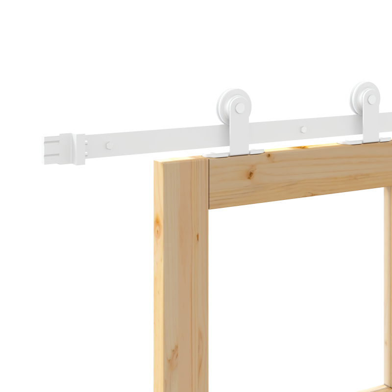 Schiebetür mit Beschlagset ORKDALaus massivem Holz & Glas