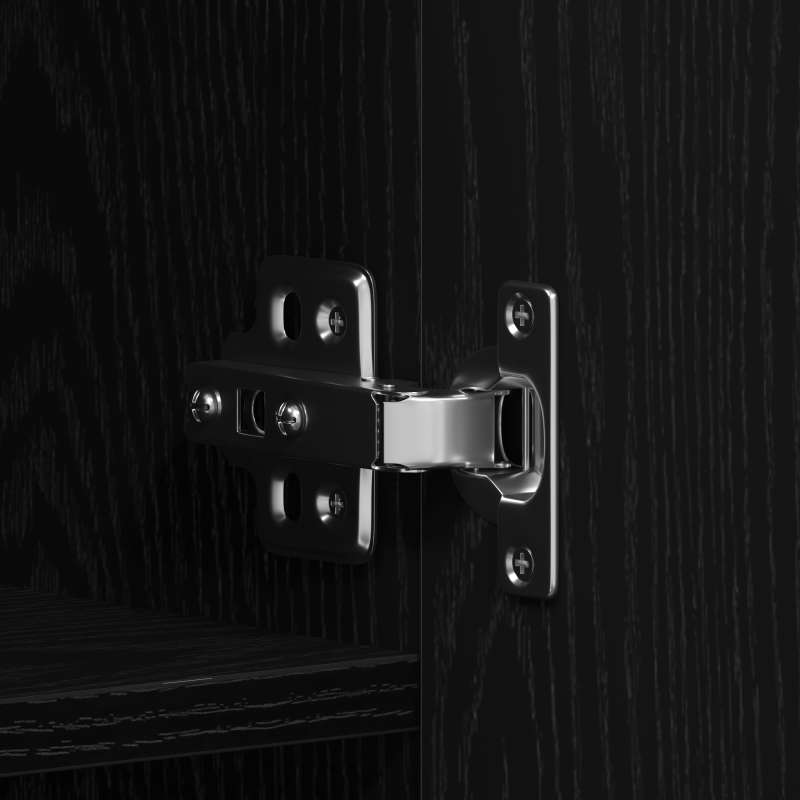 Schuhschrank Schwarz Eiche 80x35,5x180 cm Holzwerkstoff