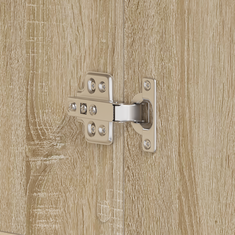 Schuhschrank Sonoma Eiche 80x39x180 cm Holzwerkstoff