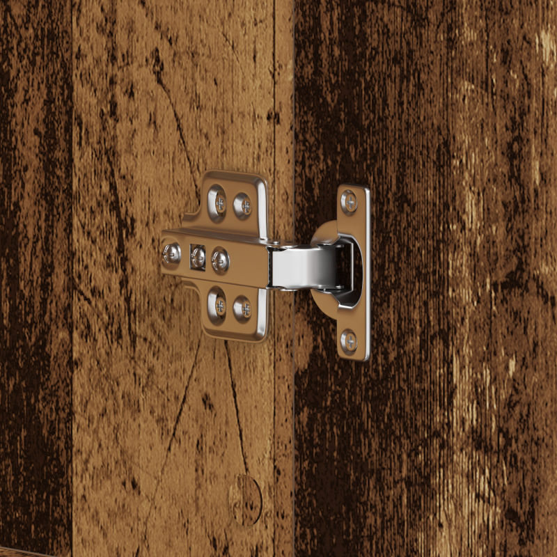 Schuhschrank Altholz 80x39x180 cm Holzwerkstoff