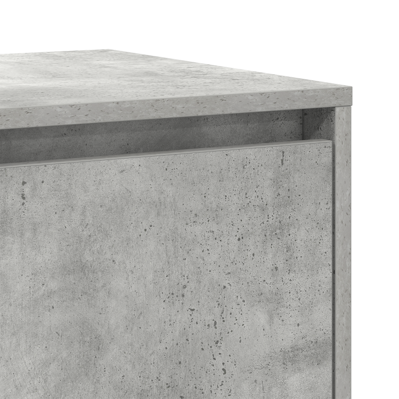 Beton Grau Sideboard Beton grau Holzwerkstoff 135 x 41 x 75 cm