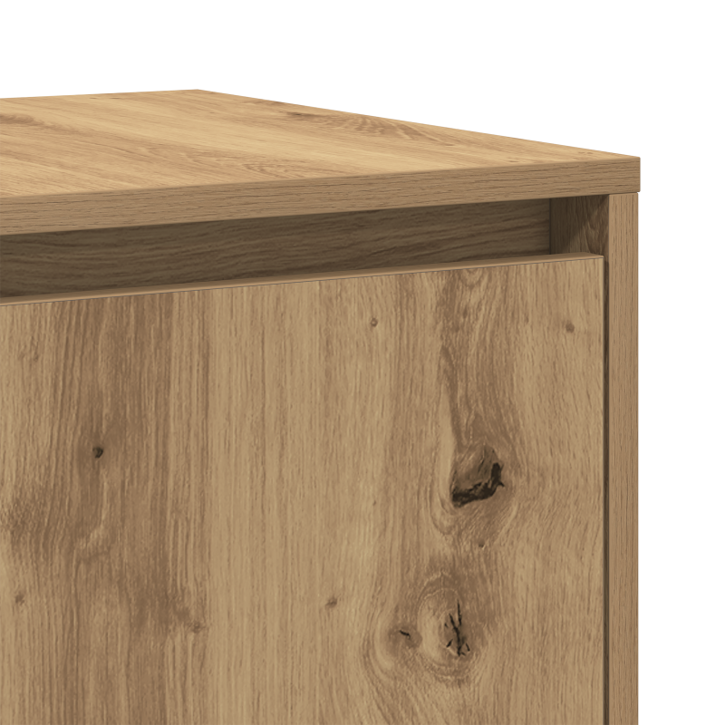 Eichen Sideboard Artisan Eiche Holzwerkstoff 135 x 41 x 75 cm