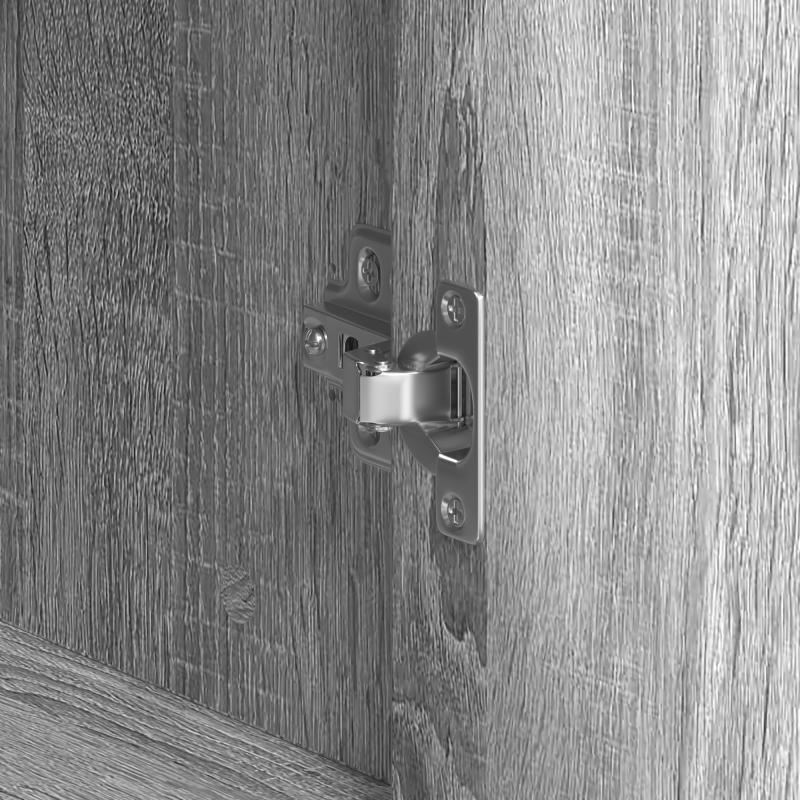 Sideboard Grau Sonoma 120x41x75 cm Holzwerkstoff