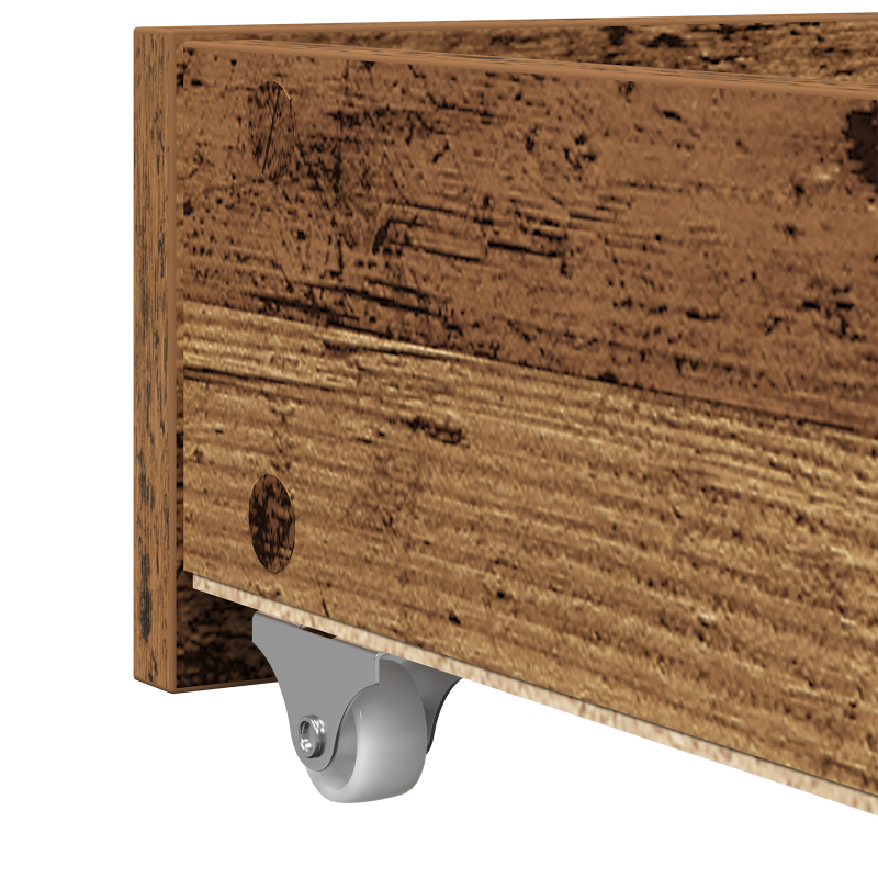 Bettcouch mit Schublade Altholz Teilenholz 75 x 190 cm Langlebig