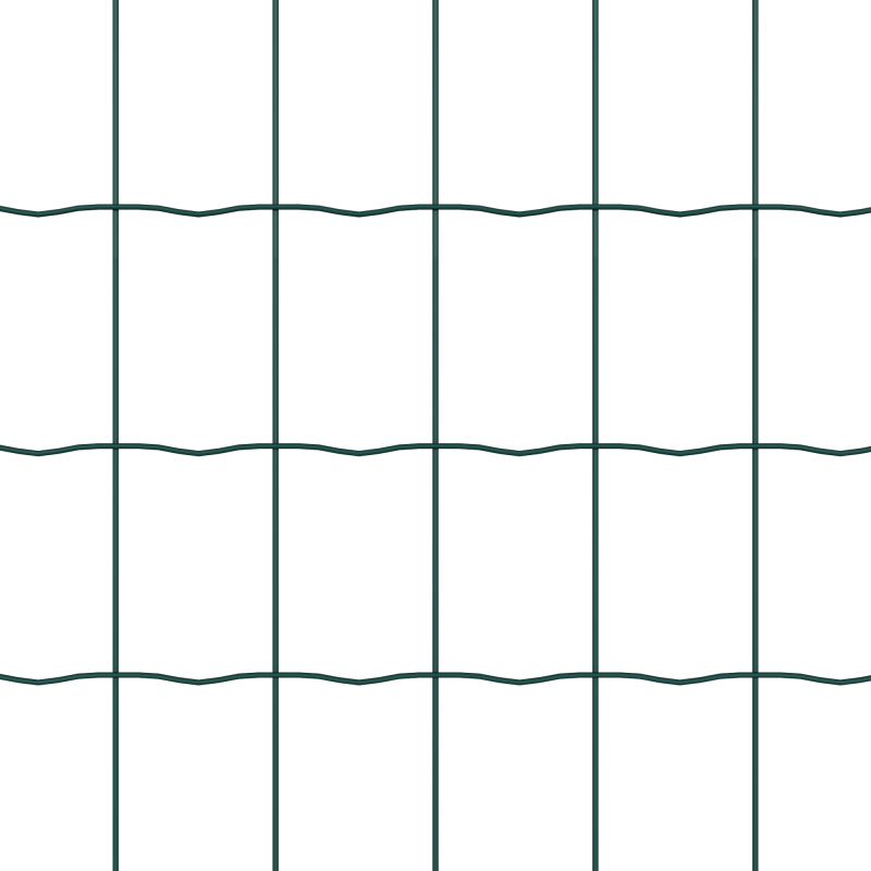 Gartenzaun-Set Set mit 2 Grün Polyethylen 25 x 1,2 m Langlebig