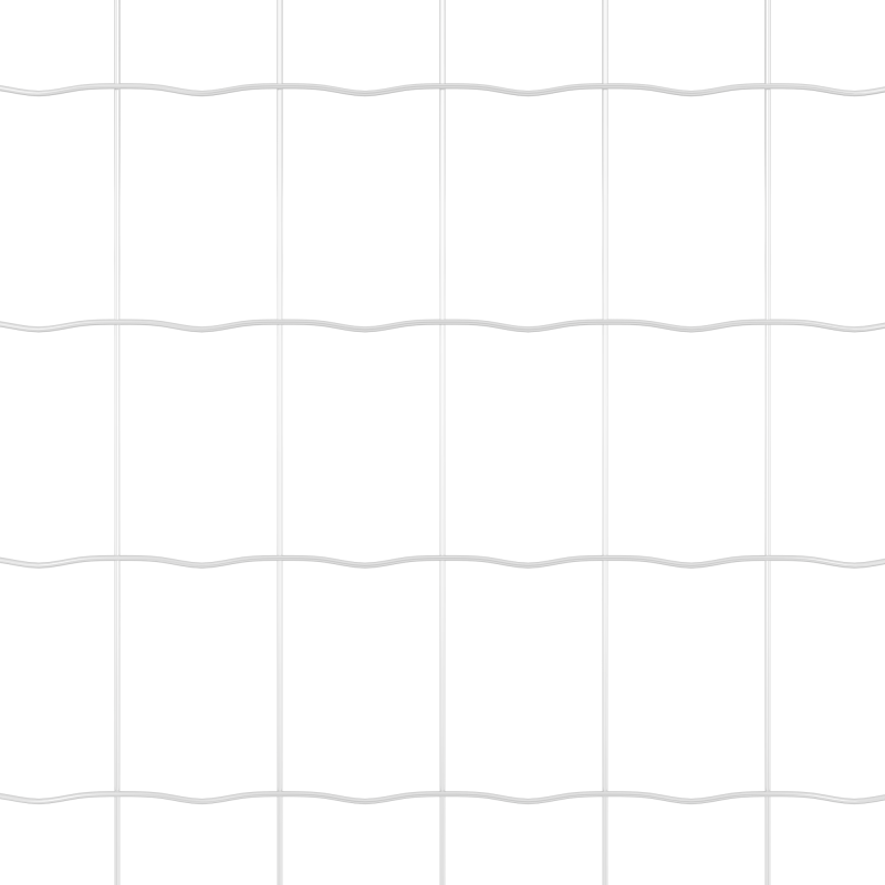 Euro Zaun mit 5 U Pfosten Silber 0,8x10 m Stahl