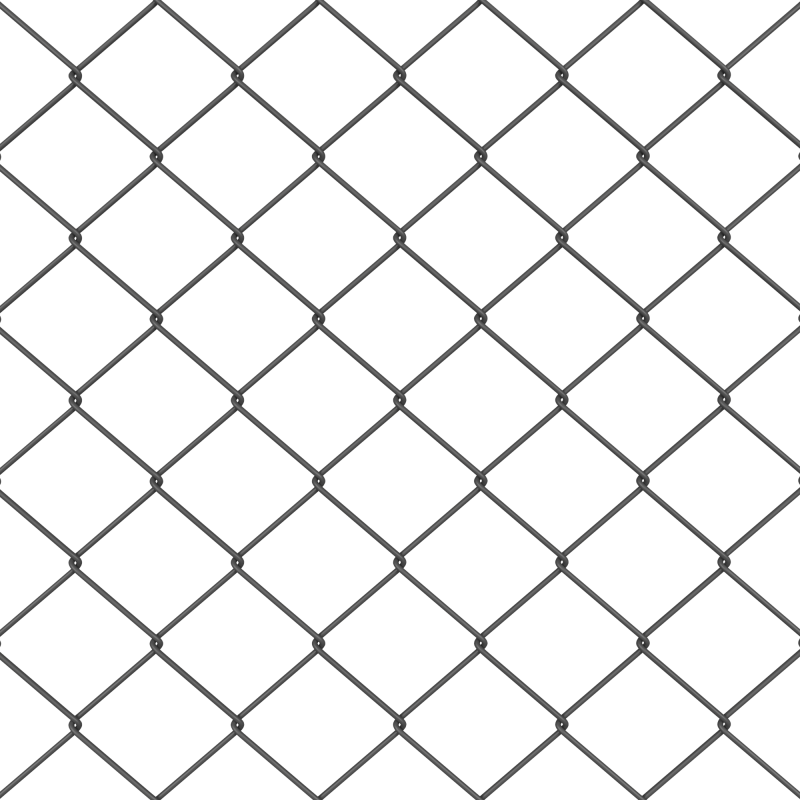 Drahtzaun mit 7 Flanschpfosten 0.4x10 m galvanisierter Stahl