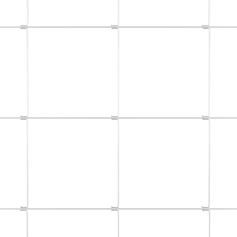 Feldzaun 0,8x50 m Galvanisierter Stahl