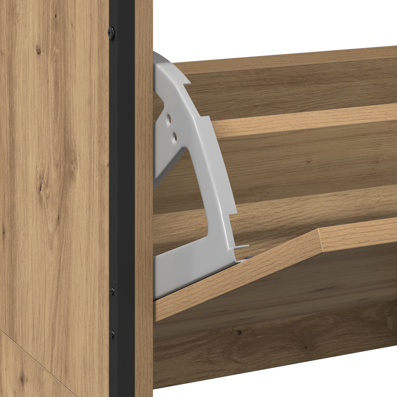 Automatische einziehbare Markise mit LED Schwarz 600x350 cm