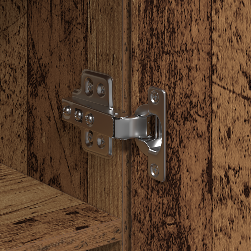 Highboard Altholz 80x35x180 cm Holzwerkstoff