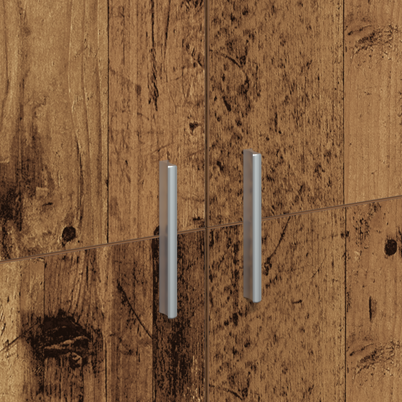 Highboard Altholz 80x35x180 cm Holzwerkstoff