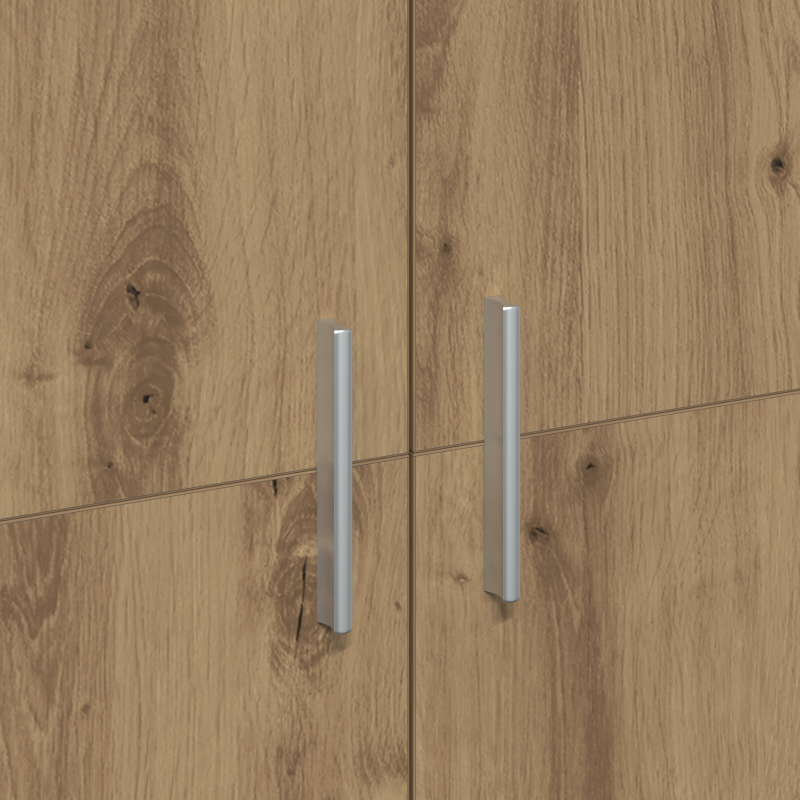 Highboard Artisan Oak 80x35x180 cm Sperrholz