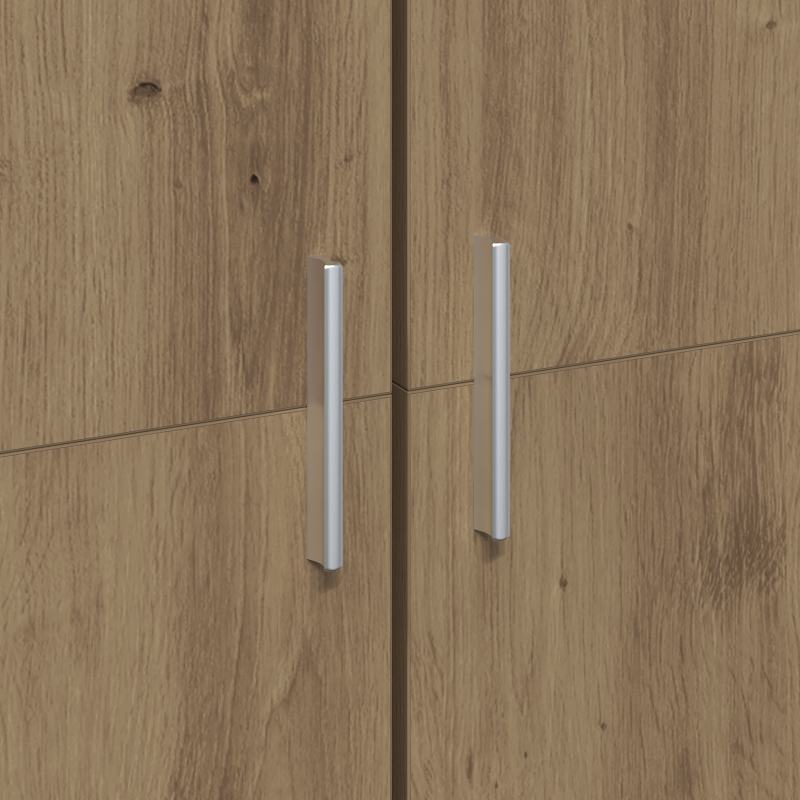 Highboard Artisan Eiche 70x35x180 cm Holzwerkstoff