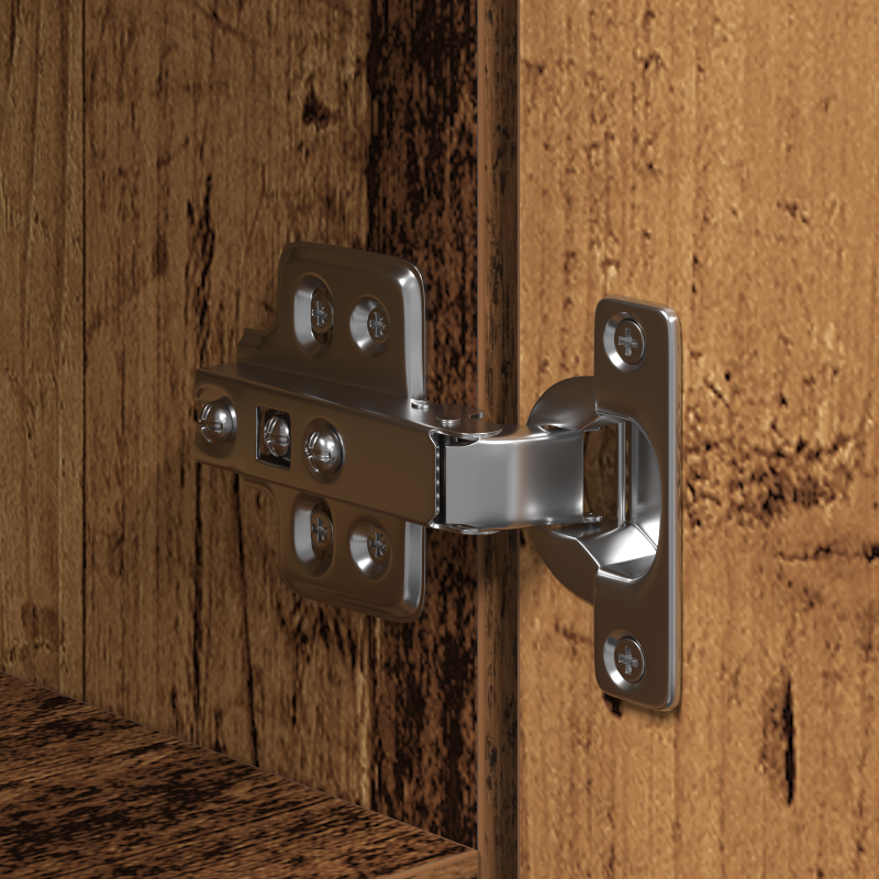 Highboard Altholz 40x42.5x185 cm Holzwerkstoff