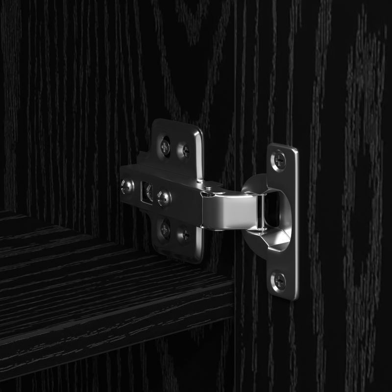 Schiebetür mit Beschlagset ORKDALWeiße Massivholz & Glas