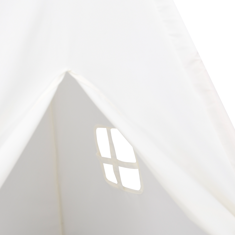 Kinder-Teepee-Zelt mit Tasche Pfirsich & Spielbälle Haut Weiß