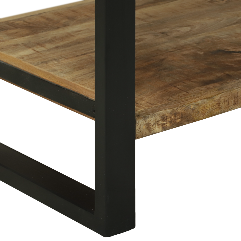 Küchenregal 80x40x160 cm aus massivem Akazienholz