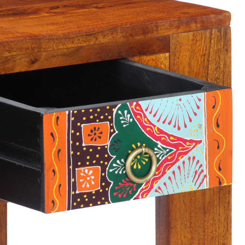 Schreibtisch 100x50x75 cm Massivholz Akazie