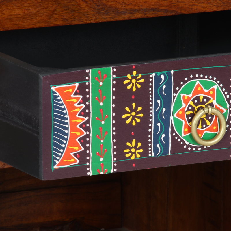 5-teiliges Garten-Sofaset mit Kissen Schwarz Poly-Rattan Akazie