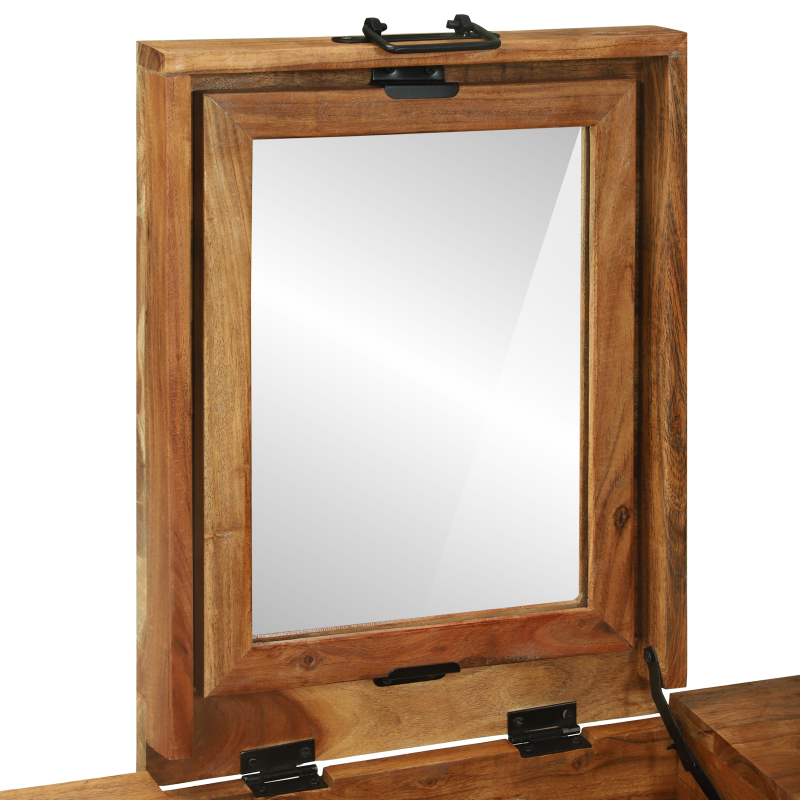 Kosmetiktisch 90x50x75 cm Massivholz Akazie