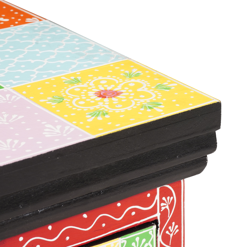 Wandmontierter TV-Schrank 60x30x24 cm Massivholz Grobe Mango