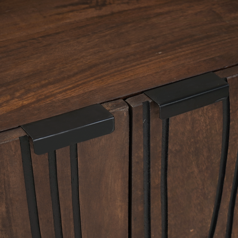 Sideboard 60x33,5x75 cm Massivholz Mango