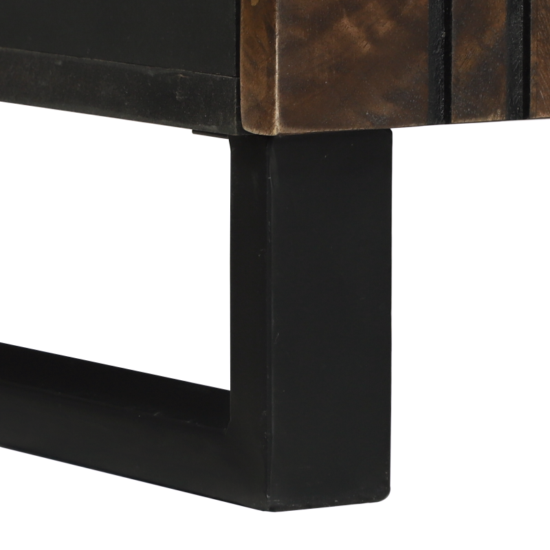 Badezimmerschrank 38x33.5x58 cm Massivholz Mango