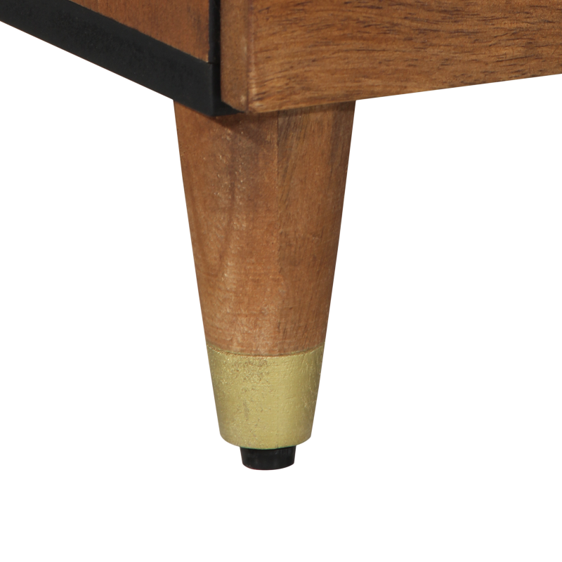 Medienlagerungsschränke & Regale Honigbraun Massivholz Mittel