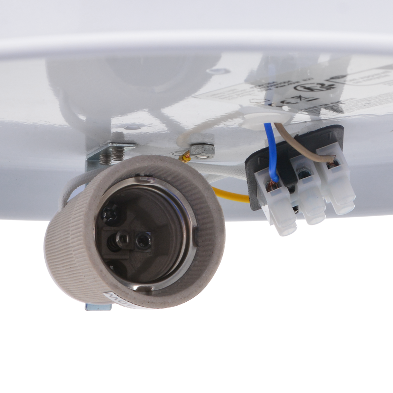 Deckenleuchten Flush Mount Taupe 30 cm Stoff E27