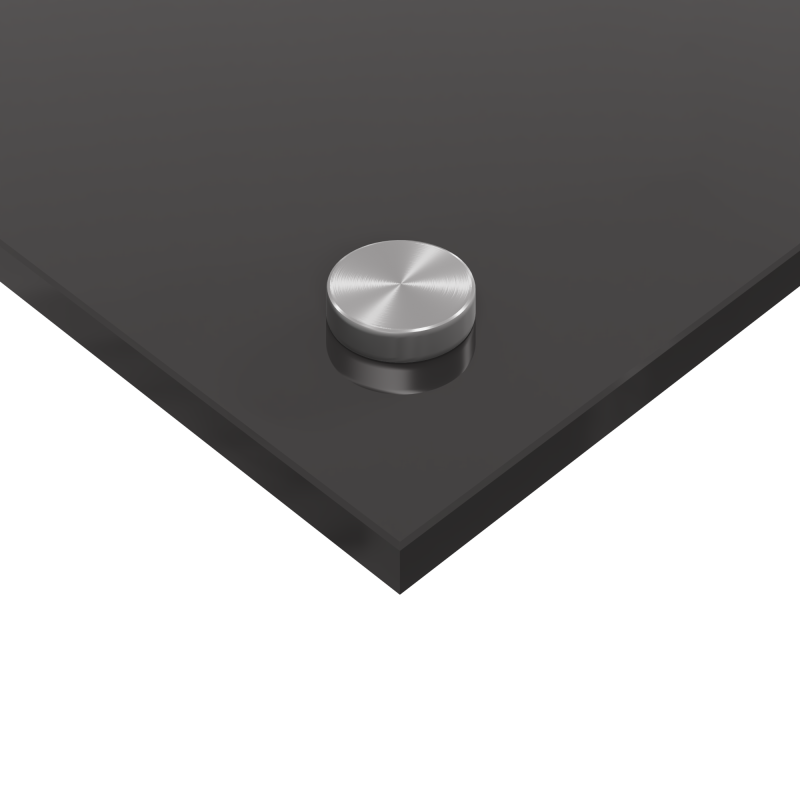 Küchenrückwand Dunkelgrau 100x40x0,6 cm aus Sicherheitsglas