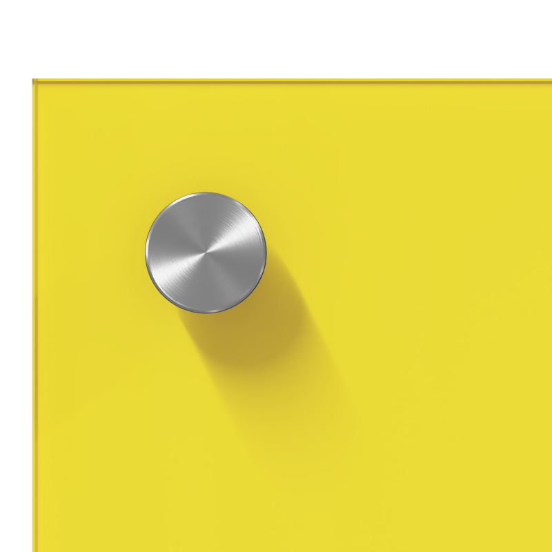 Küchenrückwand Gelb 80x40x0,6 cm aus Sicherheitsglas