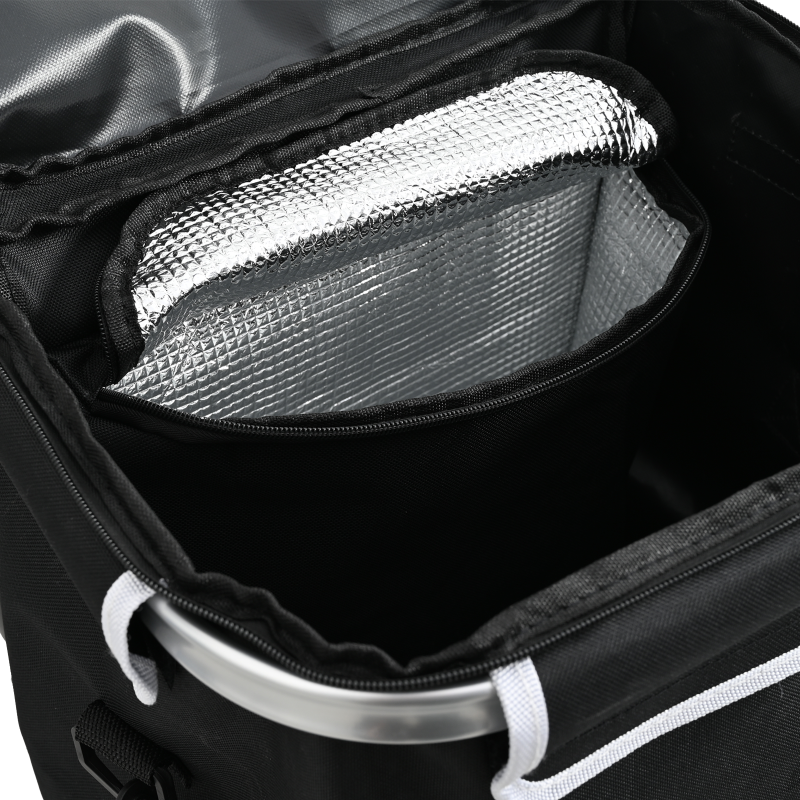 Einkaufswagen mit Treppensteiger Schwarz 40 L