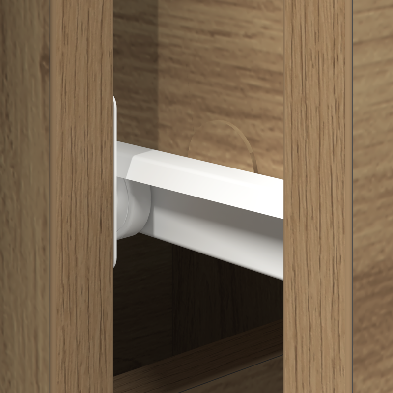 Sideboard mit Türen & Schubladen Artisan Eiche 101,5x35x70 cm