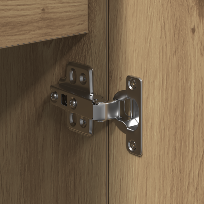 Sideboard mit Türen & Schubladen Artisan Eiche 101,5x35x70 cm