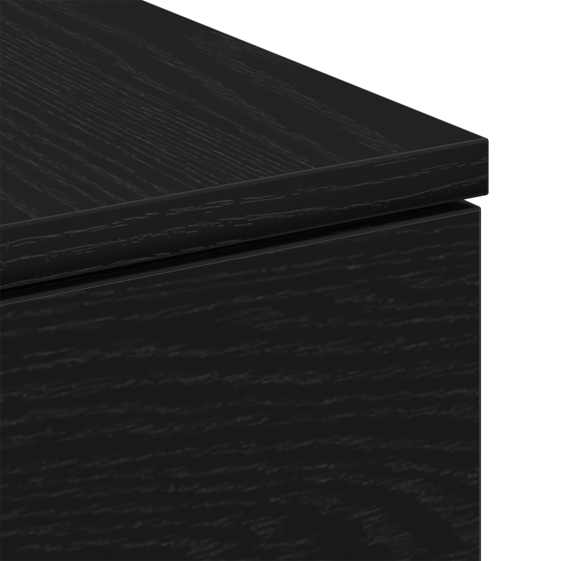 Couchtisch Schwarz Eiche 90x60x31 cm Holzwerkstoff