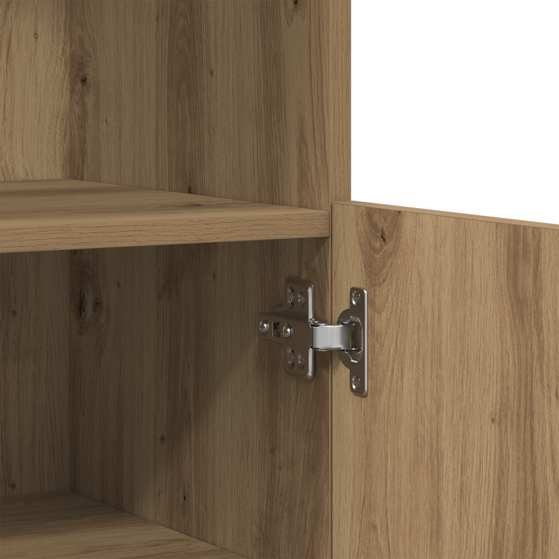 Sideboard mit LED-Lichtern Artisan Eiche 60x37x100 cm