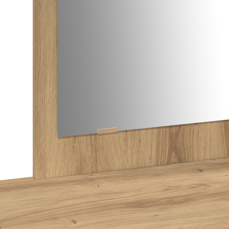 Wandhängender Schminktisch Artisan Eiche 100x40x70 cm