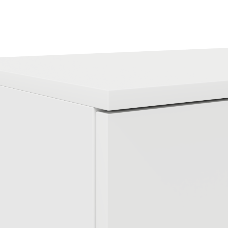 Bett-Schubladen Weiß 100x36,5x16,5 cm aus Holzwerkstoff