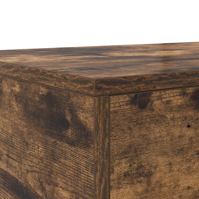 Bettkommoden Geräucherte Eiche 160x36,5x16,5 cm Holzwerkstoff