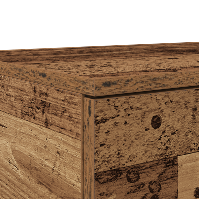Bettauflagen Alte Holz 135x36,5x16,5 cm Engineered Wood