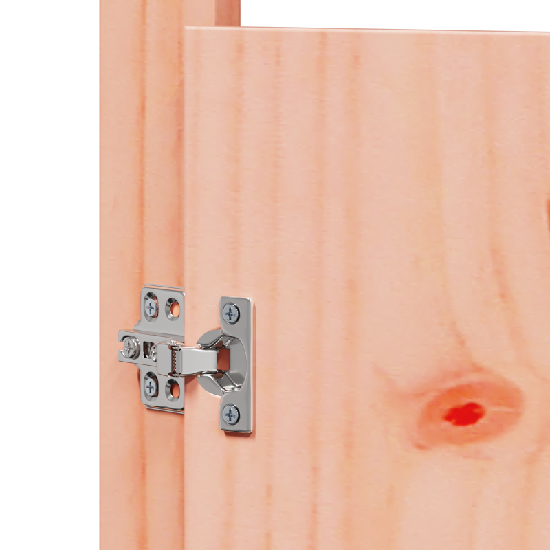 Außenküchentüren 2 Stück 50x9x82 cm Massivholz Douglasie