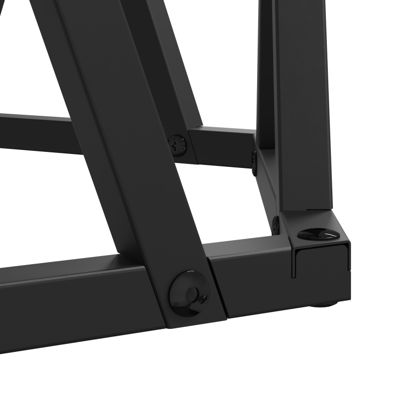 Beistelltische 2er Set Schwarz aus Eichenholzverbundstoff