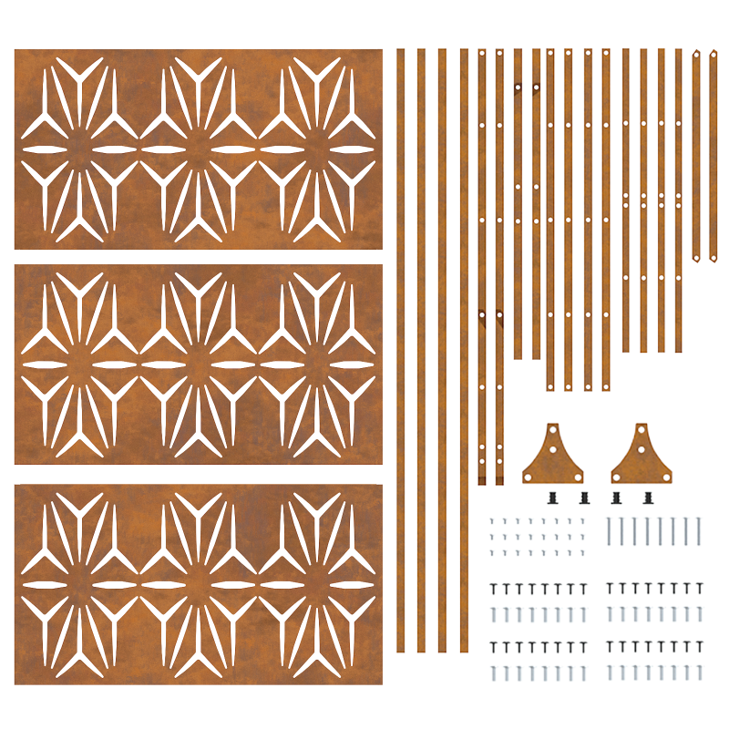 Schiebetür mit Hardware-Set ORKDALMassivholz & Glas