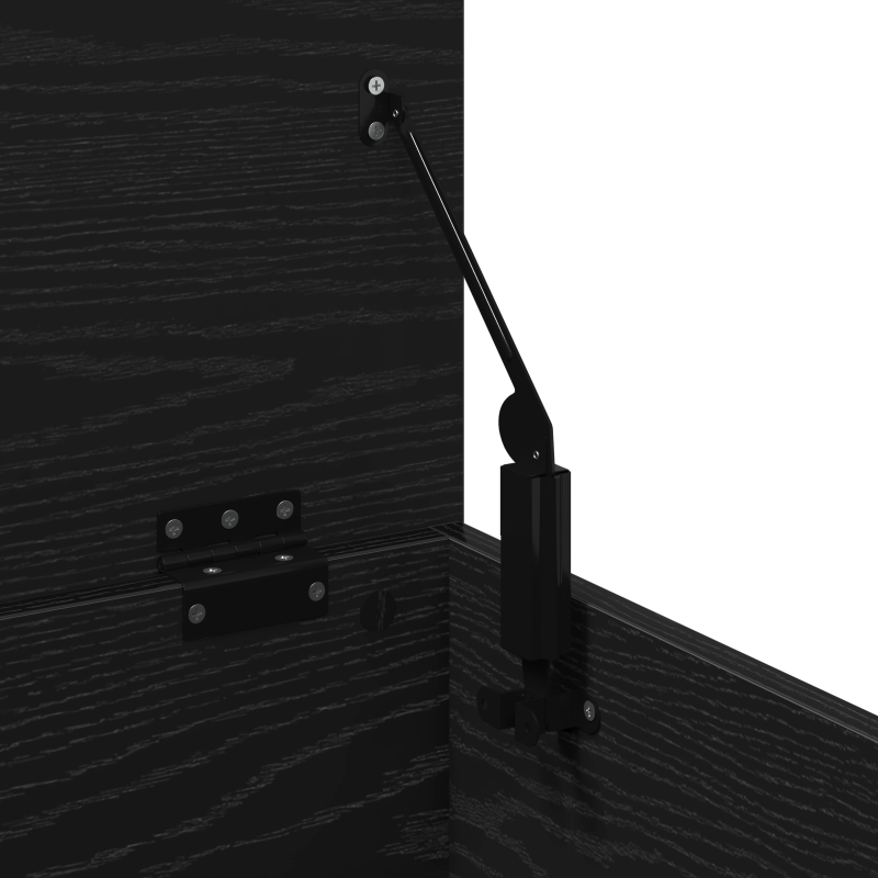 Aufbewahrungsbox Schwarz Eiche 30x35x35 cm Holzwerkstoff