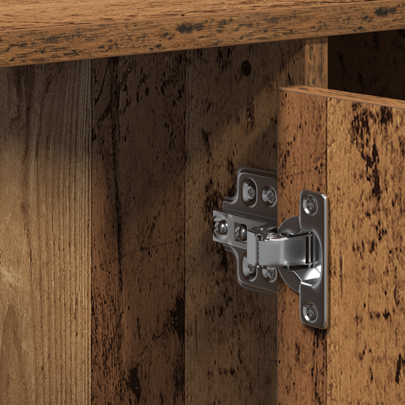 Waschbeckenschrank Altes Holz 91x35x60 cm Holzwerkstoff