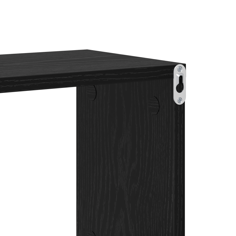 Wandregal Schwarze Eiche 100x25x53 cm MDF