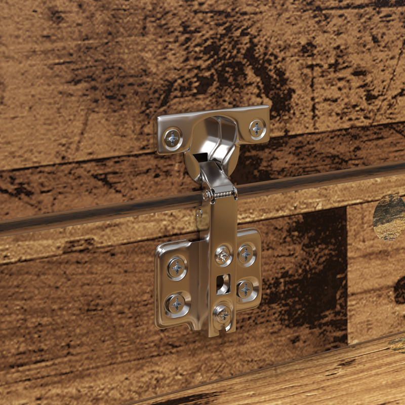 Schiebetür mit Beschlägen 86x211 cm Massivholz Kiefer