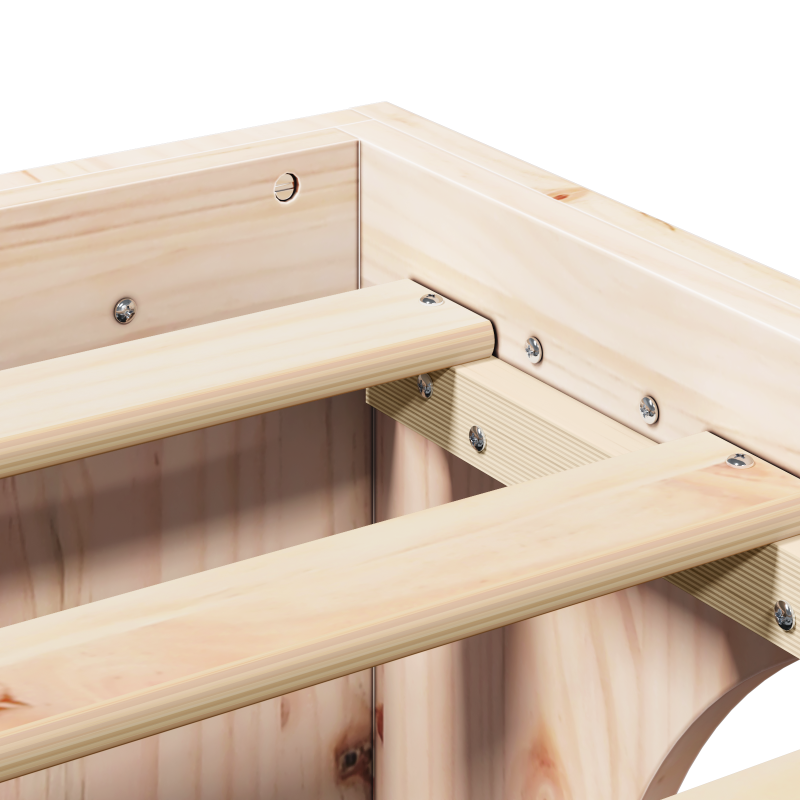 Schiebetür mit Beschlagsatz ORKDALaus Massivholz und Glas