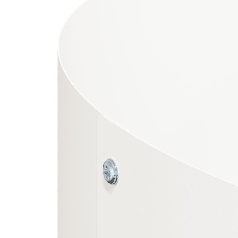 Schiebetür mit Beschlägen ORKDALWeiß 93x202 cm