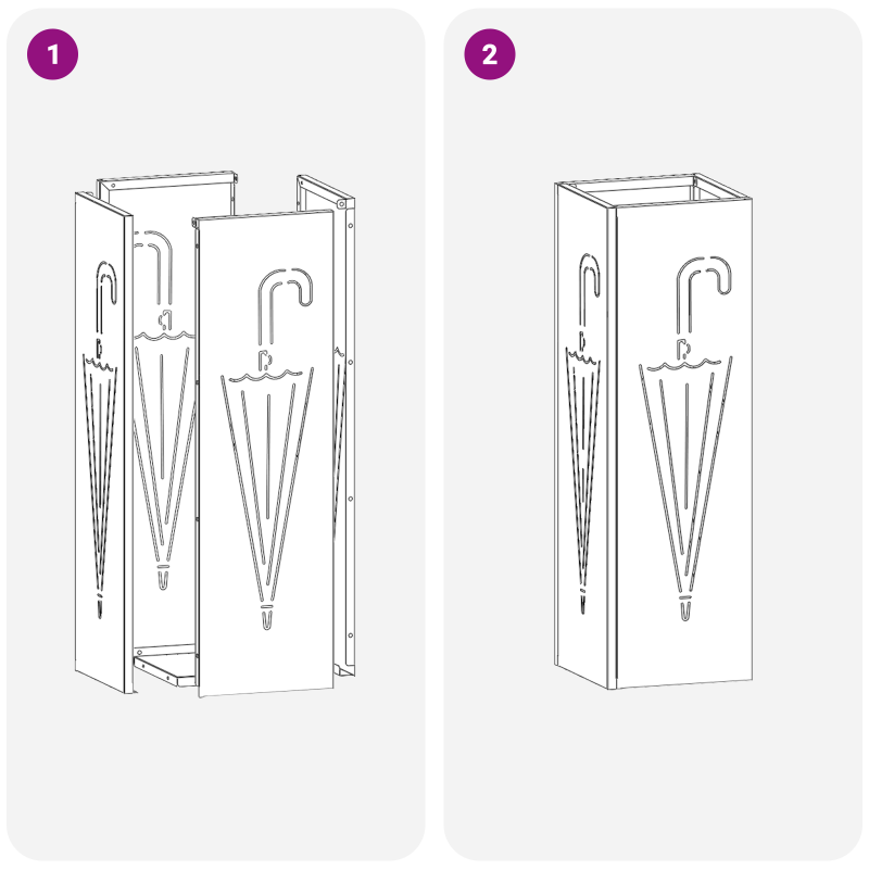 Schiebetür mit Hardware-Set ORKDAL78x211 cm